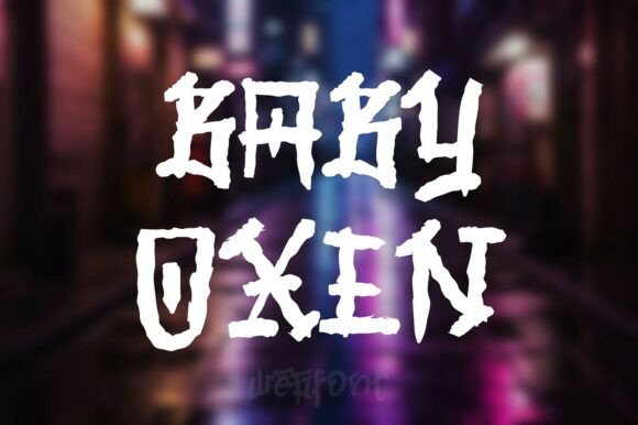 Baby Oxen: A Bold Fusion of Graffiti and Asian Calligraphy