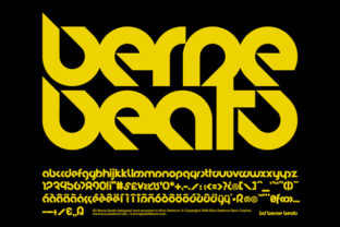 BD BerneBeats: A Groovy Geometric Font for Modern Brands