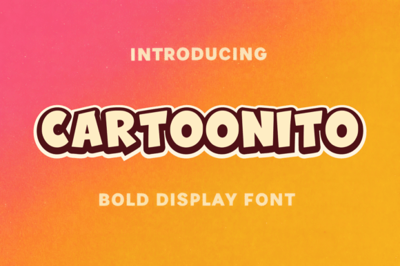 Cartoonito: A Whimsical Typeface for Joyful Branding