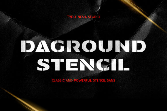 Daground: A Display Typeface with an Edge