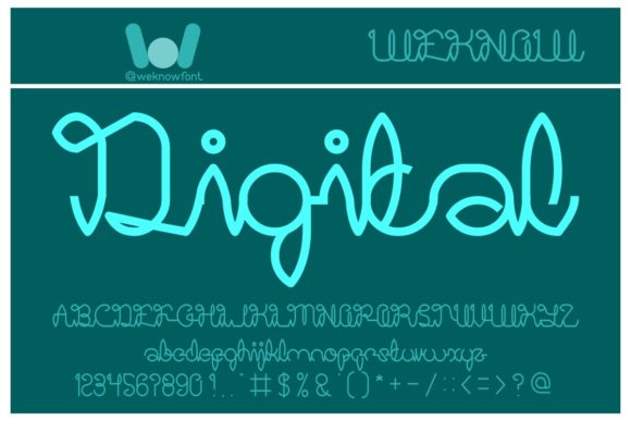 Digital Handmade: A Creative Display Font for Bold Projects
