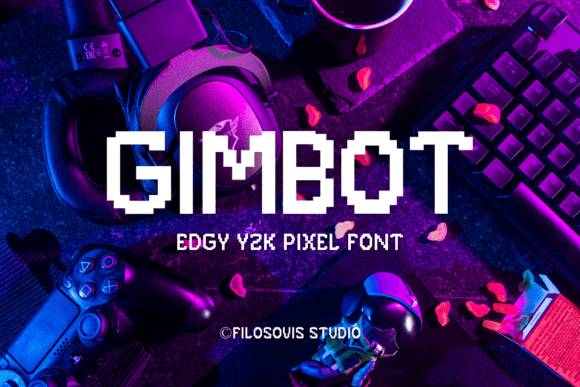 Gimbot: The Pixel-Perfect Font for NFTs, Games, and Bold Posters