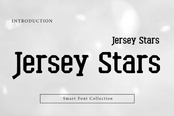 Jersey Stars: The Typeface That Brings the Locker Room to Your Layout