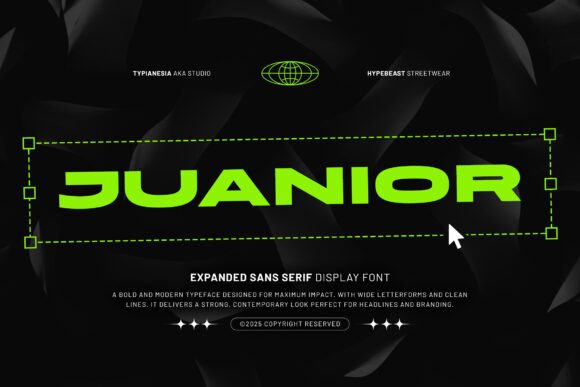 Juanior: Command Attention with This Bold Display Font