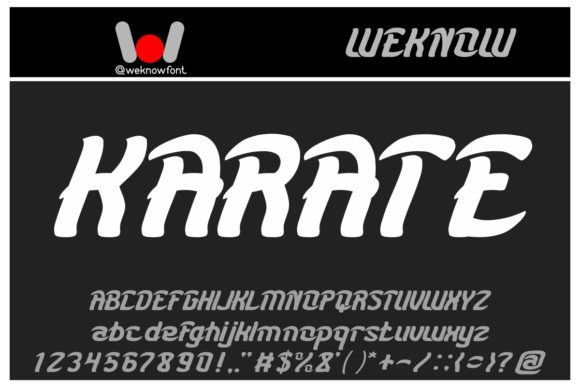Karate: A Bold Typeface for Impactful Branding