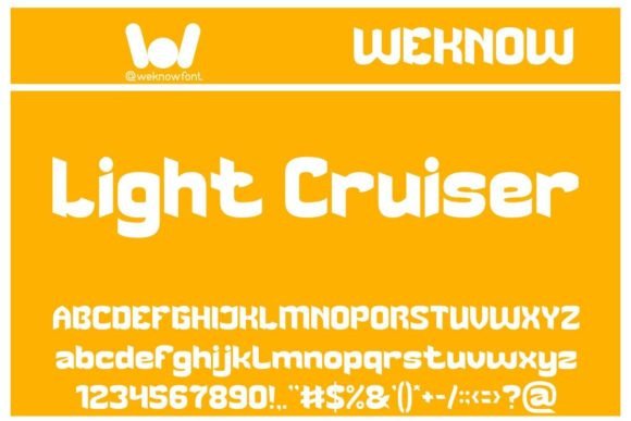 Light Cruiser: A Display Font with Whimsical Charm