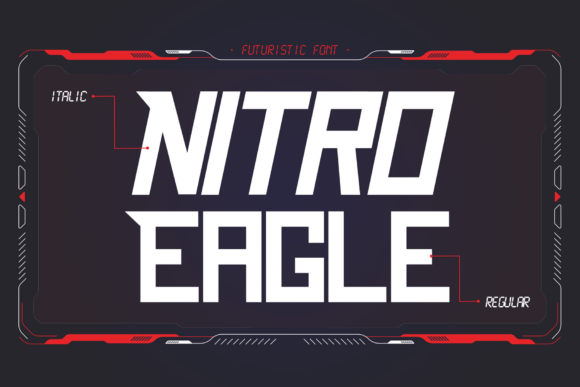 Nitro Eagle: The Angular Typeface for Digital Velocity