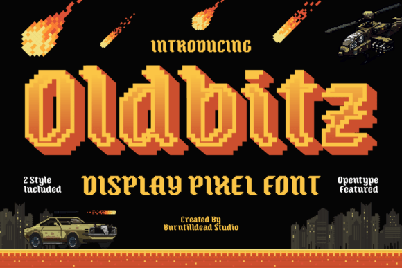 Oldbitz: A Modern Typeface with Retro Pixel Soul