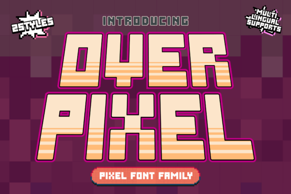 Over Pixel: Building Digital Worlds with Voxel-Inspired Type