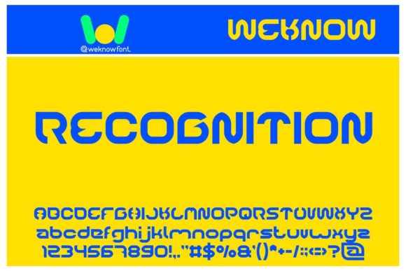 Recognition: A Modern Display Typeface for Impactful Branding