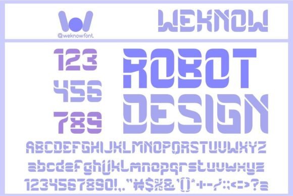 Robot Design: A Typeface for the Digital Frontier