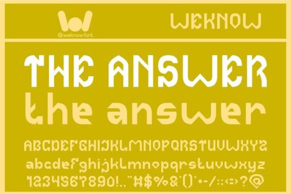 The Answer: A Font for the Next Era of Design