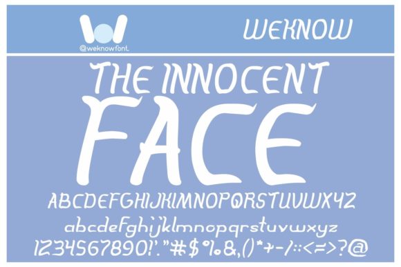The Innocent Face: A Display Font for Bold, Modern Projects