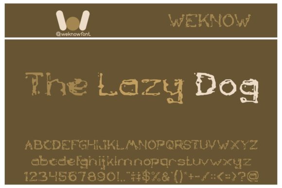 The Lazy Dog: A Display Font with a Personality of Its Own