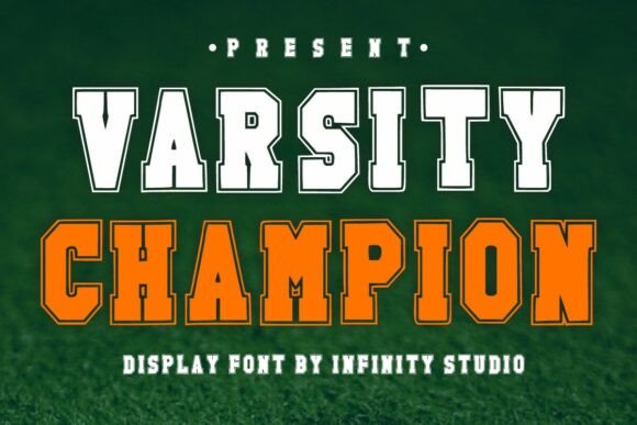 Varsity Champion: The Athletic Display Font for Bold Branding
