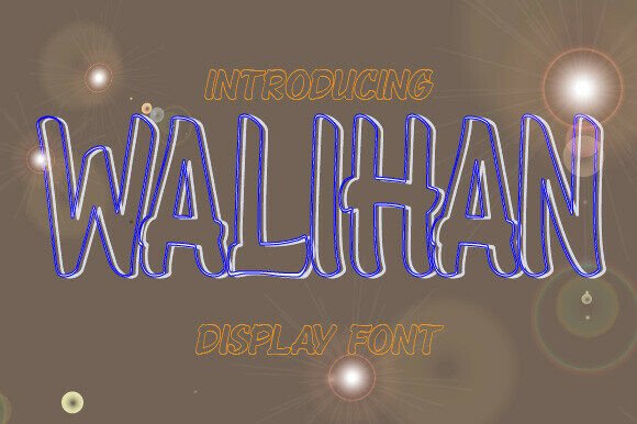 Walihan Regular: The Bold Display Font for Maximum Impact